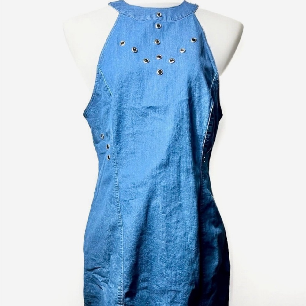Ashley Stewart Blue Midi Dress